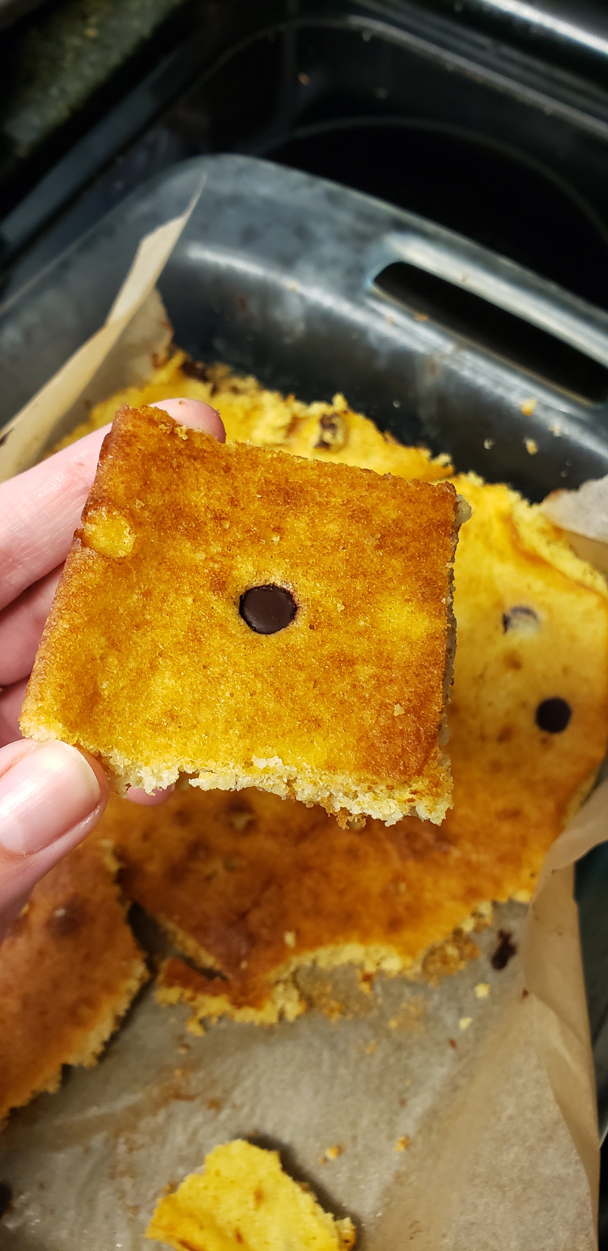 Collagen Chocolate Chip Keto Cookie Bars