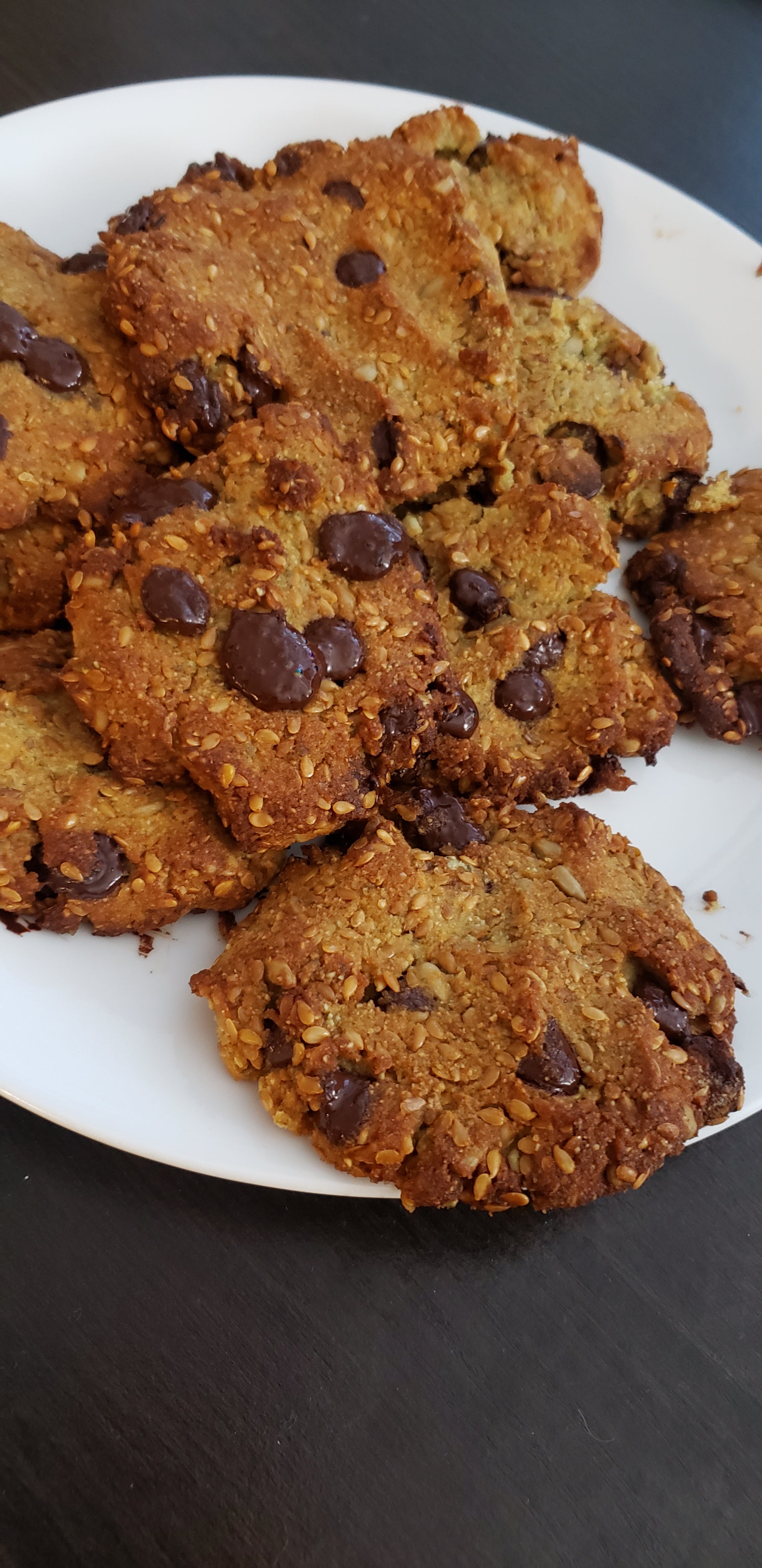 Golden Chocolate Chip Cookies (Grain/Gluten free)