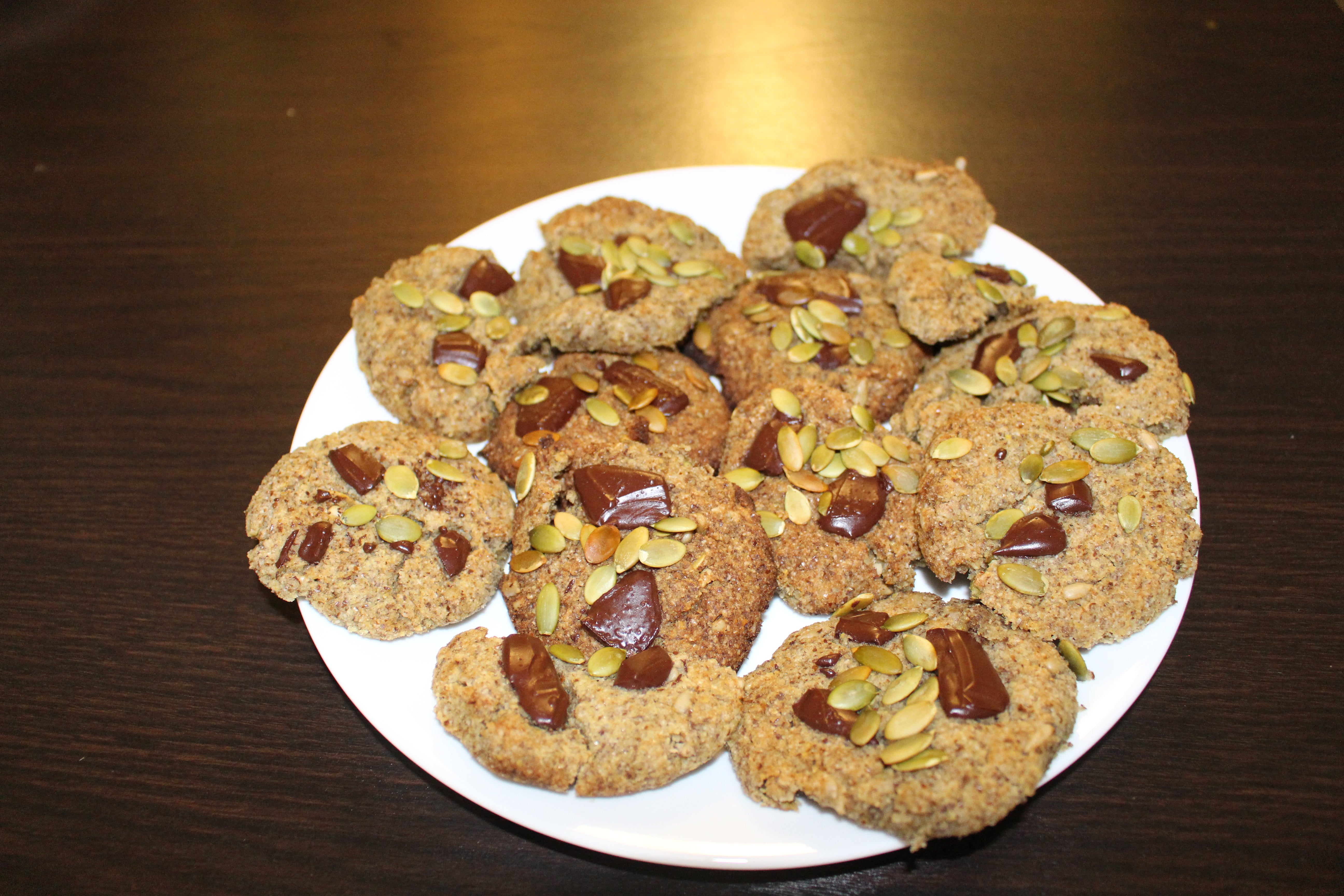 Chewy Gluten Free Low Carb Flax & Pumpkin Cookies